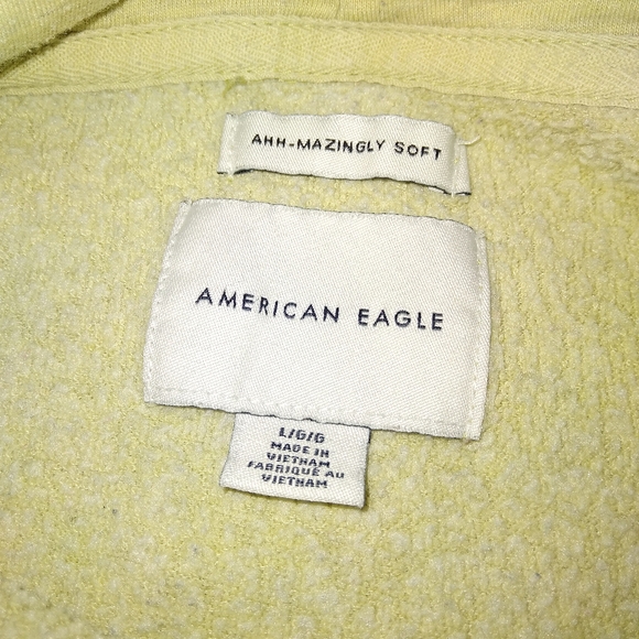 Men's American Eagle Amazingly Soft Hooded Sweatshirt Large - Picture 4 of 8